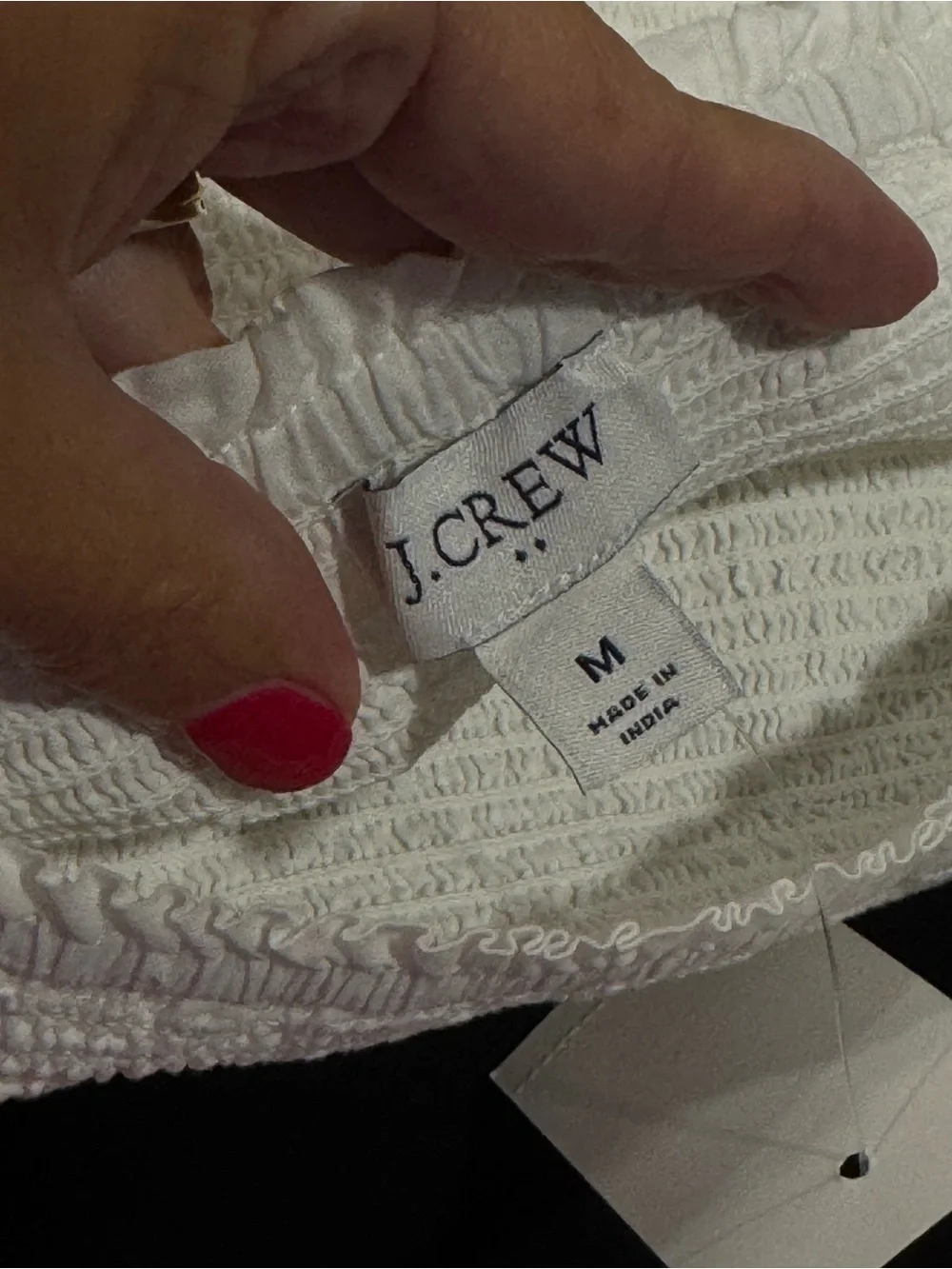 Women’s Size Med J. Crew Dress - White - New with Tags was $128